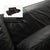 Model 6600 2-Seater Sofa in Black Leather from Rolf Benz For Sale - Image 9 of 15