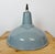 Vintage British Industrial Grey Enamel Factory Pendant Lamp, 1960s For Sale - Image 13 of 18