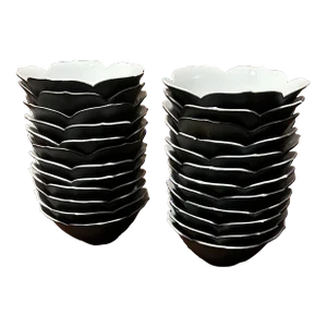 Vintage Omc Lotus Shaped Bowls- Set of 24