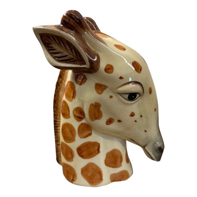 Vintage Italian Ceramic Giraffe For Sale