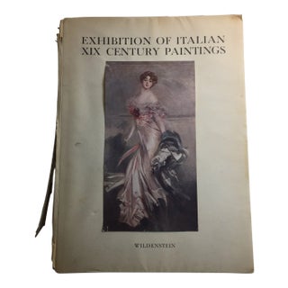 1949 Exhibition of Italian XIX Century Paintings Wildenstein & Co. Book For Sale
