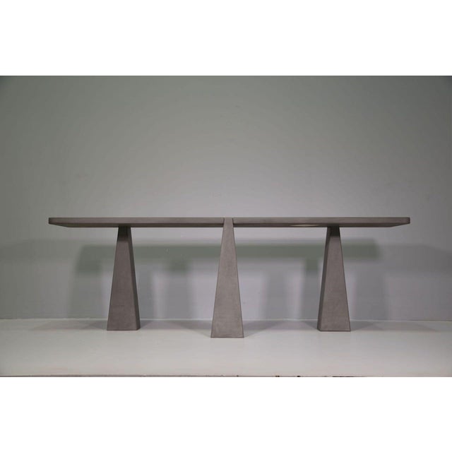 Mid-Century Modern Inca Console Table by Angelo Mangiarotti for Skipper, 1978 For Sale - Image 3 of 10