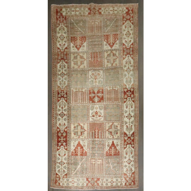 Early 20th Century Zabihi Collection Willow Tree Persian Kurd Bakhtiari Runner - 3'6" x 10'10" For Sale - Image 4 of 8