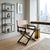 Bamboo Leather Director's Chair from McGuire, 1950s For Sale - Image 4 of 12