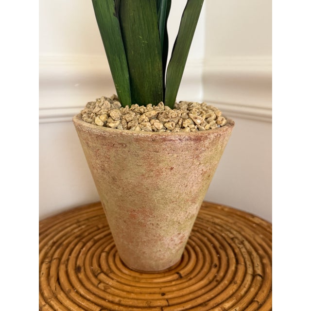 American Tommy Mitchell Tole Potted Hyacinth. For Sale - Image 3 of 12