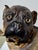 Victorian Large 19th Century English Cold-Painted Terracotta Bulldog Figure With Glass Eyes For Sale - Image 3 of 17
