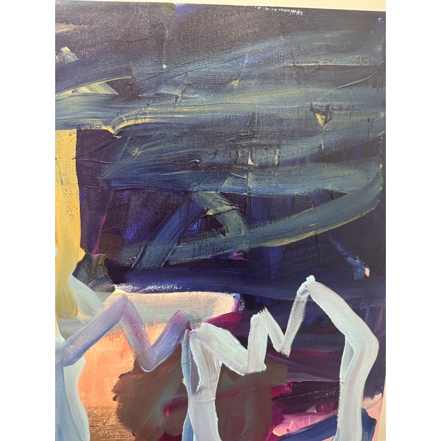 "Holland Navy" Original Painting by Hayley Morée For Sale - Image 4 of 4