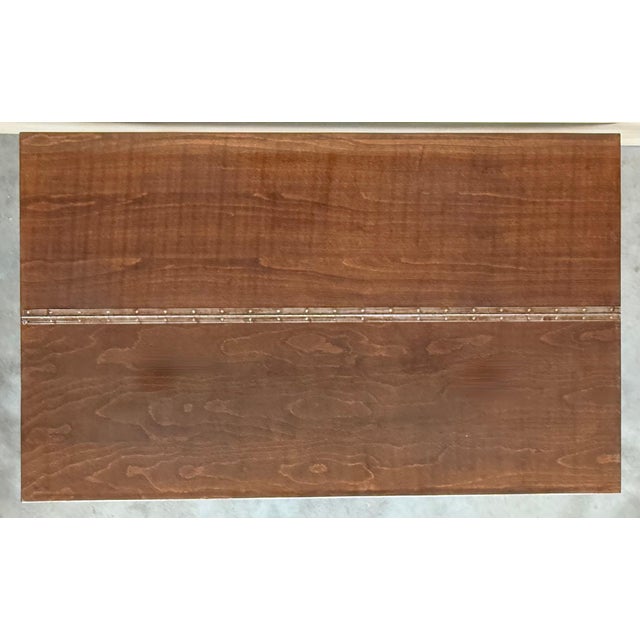 20th Century Spanish Console Fold Out Farm Table with Wood Stretcher For Sale - Image 14 of 18