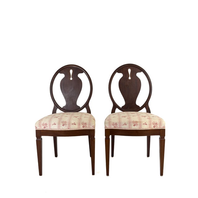 Chancellor Chairs from Nordic Company NK, 1913, Set of 2, in Flawless conditions. Designed 1890 to 1919 This piece has an...