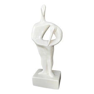 Elena Laverón, Figurative Sculpture, Glazed Ceramic, 1980s For Sale