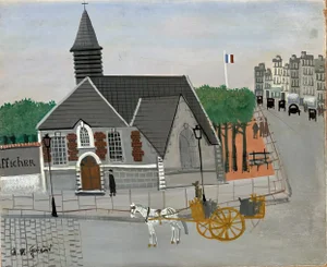 Armand Marie Guérin, Petite chapelle, Oil on Wood