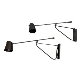 Michael Oren Designs Swing Arm Sconces, Pair For Sale