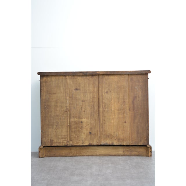 Low English Late Victorian Oak Open Bookcase, 1890 For Sale - Image 15 of 18