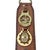 Vintage English Leather Horse Brass Martingale Wall Hanging With Five Brass Medallions For Sale - Image 4 of 10