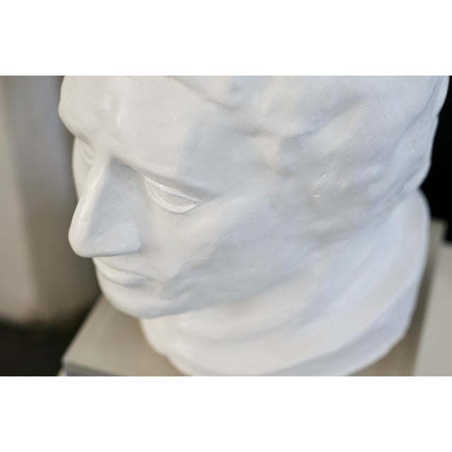 Head Sculpture, 1970s, Plaster For Sale - Image 15 of 18