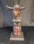 Wood 1950s Vintage Wooden Carvedhandpainted Totem For Sale - Image 7 of 7