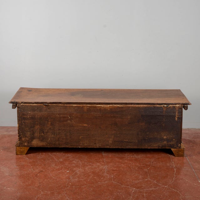Brown Walnut Chest, Early 19th Century For Sale - Image 8 of 9