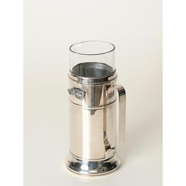 Silver-Plated Carafe with Crystal Insert from Gucci, Italy, 1970s For Sale - Image 11 of 17