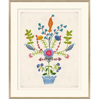Orange Fish Framed Art Print by Dana Gibson For Sale