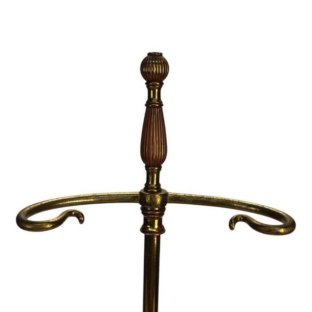 1920s Neoclassical Brass Fireplace Tool Set C1920 For Sale - Image 5 of 17