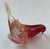 Ruby Red Murano Red With Gold Flakes Bird Attraction to Barbini For Sale - Image 8 of 12