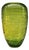 Handmade Green Murano Glass Vase, Italy, 1970s For Sale