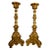 Large European Carved Gilt Torcheres, Set of 2 For Sale - Image 5 of 5