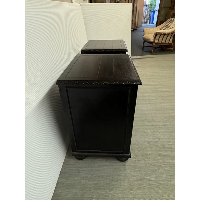2010s Geoffrey Hawkes for Restoration Hardware St. James Open Nightstands, Pair For Sale - Image 5 of 12