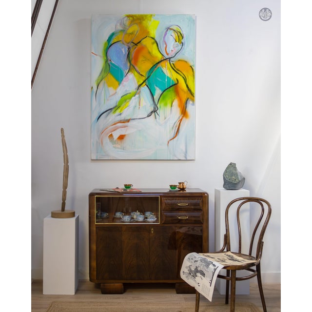 Dick Berckenkamp, Composition I (I Guess I Just Feel Like), Acrylic on Canvas For Sale - Image 3 of 6