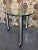 Late 20th Century Kidney Shape Glass Side Tables With Casters (A Pair) For Sale - Image 10 of 13
