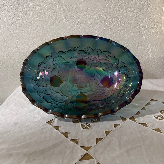 Pre owned Carnival Footed Fruit Bowl