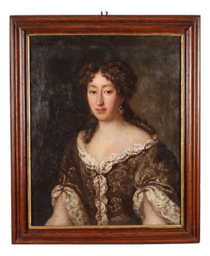 Female Portrait, Oil on Canvas, Framed