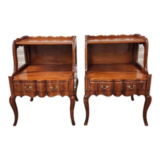 Dixon Powder Maker Orleans Collection Nightstands-A Pair For Sale