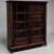 Wood Antique American Victorian Era Carved Mahogany Barley Twist Bookcase Cabinet For Sale - Image 7 of 7