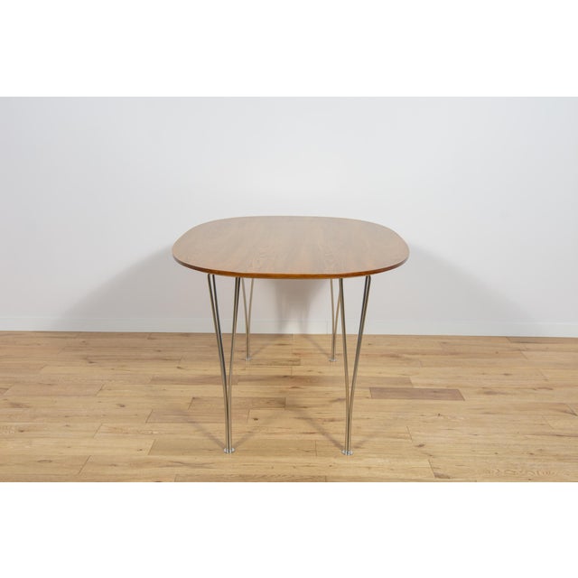 1980s Mid-Century Modern Dining Table by Piet Hein & Bruno Mathsson for Fritz Hansen, 1960s For Sale - Image 5 of 15