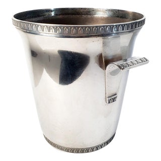 Mid-Century Modern Silver Plated Wine Cooler, Italy, 1950s For Sale
