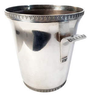 Mid-Century Modern Silver Plated Wine Cooler, Italy, 1950s