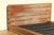 Vintage Rustic Modern King Size Platform Bed Frame With Headboard & Matching Nightstands | Solid Wood & Chrome Bedroom Set For Sale In Los Angeles - Image 6 of 18