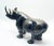 This ceramic was manufactured and designed by “Ceramiche Ronzan Torino Italia” in the 1960s and depicts a rhino with...