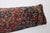Authentic Antique Persian Rug Cushion Cover – Hand Knotted Wool on Cotton -14'' X 47'' For Sale - Image 9 of 11