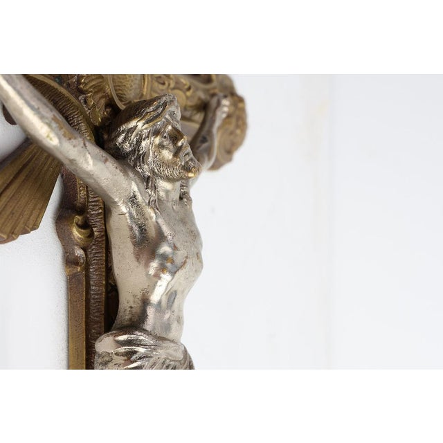Copper Crucifix, Belgium, 1900s For Sale - Image 9 of 12