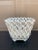French Country Trompe l'Oeil Porcelain Rope Basket Cachepot For Sale - Image 9 of 13