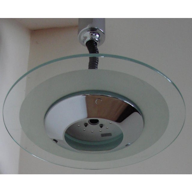 1970s Helestra Pendant Lamp in Chrome and Glass, Germany, 1970s For Sale - Image 5 of 12