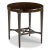 Transitional Addison Round Lamp Table in Ebony For Sale - Image 3 of 3
