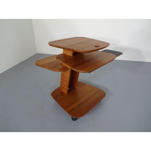 Tiered Console Table by Aksel Kjersgaard for Odder, Denmark, 1970s For Sale - Image 9 of 18