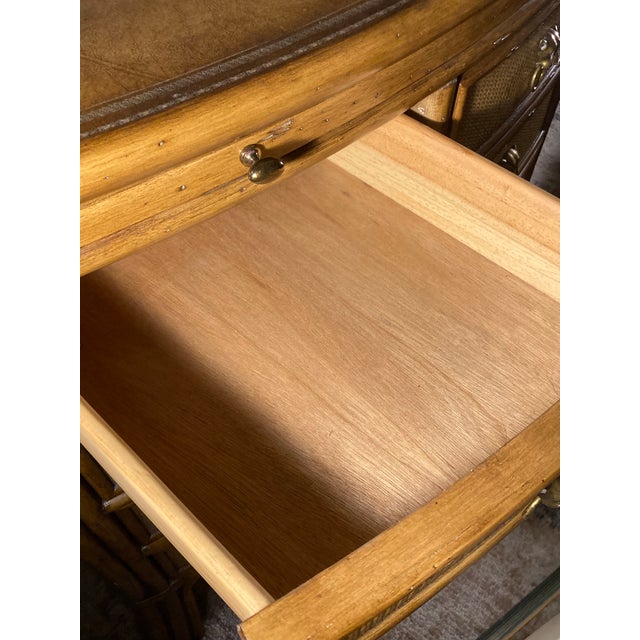 Brown Kreiss Collection Natural Materials Dresser. 5 Drawers Dramatic Decor Yet Subtle Materials.I Do Not See a Signature or Label. For Sale - Image 8 of 12