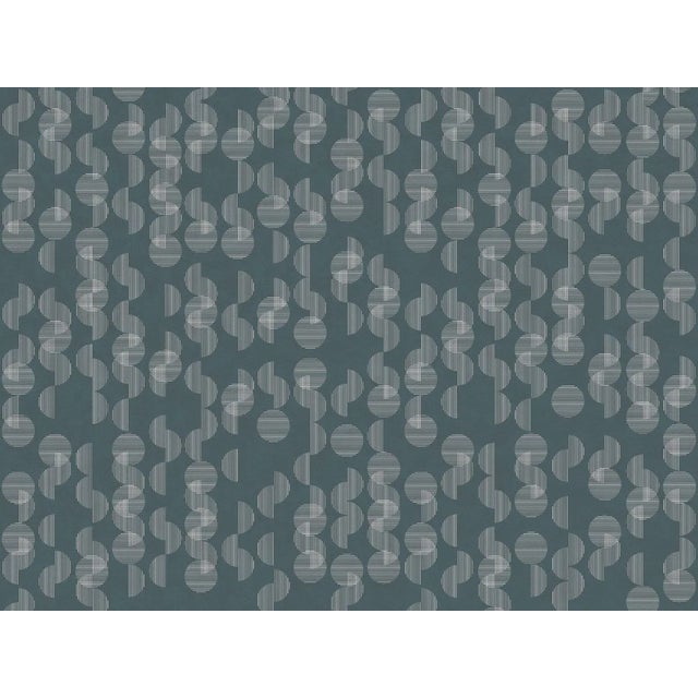 09 Blue Semi Circles Wallpaper by Officinarkitettura For Sale