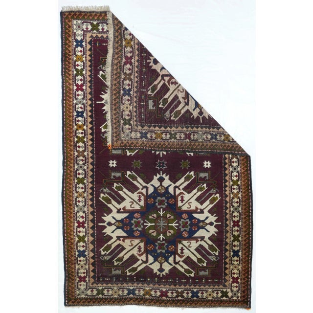 Although called in the trade “Eagle Kazak”, this is really a Chelaberd Karabagh from the southern Caucasus, probably...