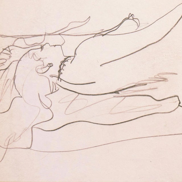 'Reclining Nude' by Victor Di Gesu, Paris, Salon D'Automne, Académie Chaumière, San Francisco Art Association, Los Angeles County Museum of Art For Sale In Monterey, CA - Image 6 of 7