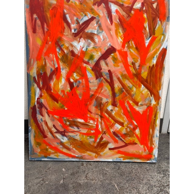 David Wong “Brad” Abstract Acrylic on Canvas, Circa 2009 For Sale - Image 11 of 12